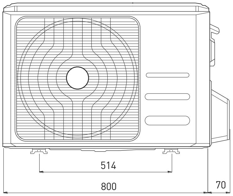 ARISTON PRIOS 35 - UNITÁ ESTERNA/ OUTDOOR UNIT/ UNITE EXTERNE/ UNIDAD EXTERNA/ APARELHO EXTERNO/ I EXTERNE EENHEID - 1