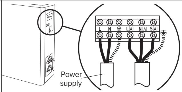 ARISTON PRIOS 35 - Connecting to the mains electricity supply - 2