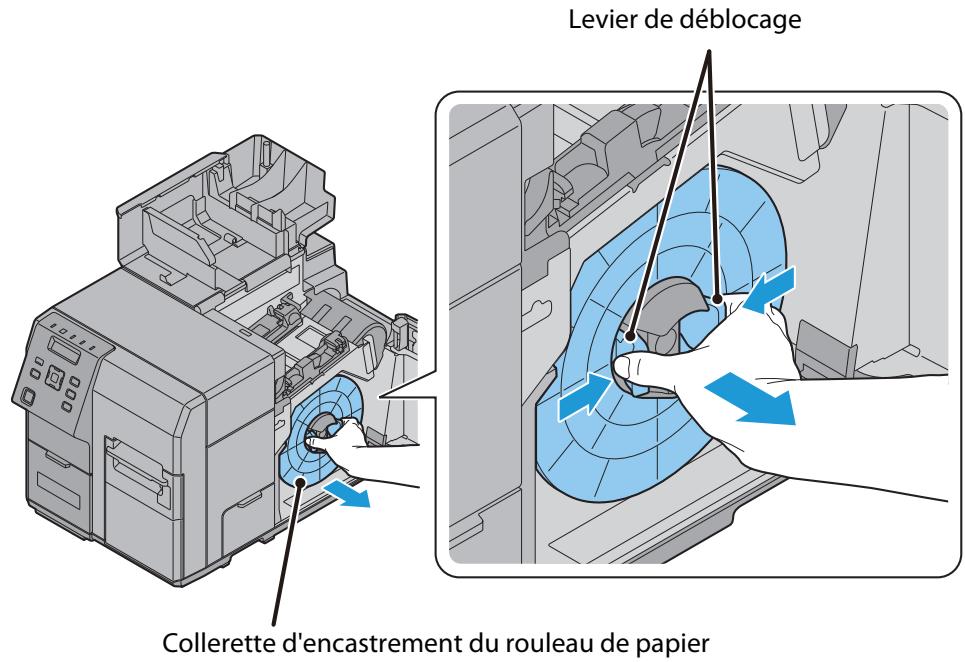 EPSON COLORWORKS C7500G - Installation du rouleau de papier - 3