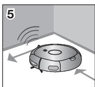 SAMSUNG SR8847 NAVIBOT - Les différents MODES de nettoyage - 5