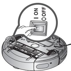 SAMSUNG SR8847 NAVIBOT - Vous pouvez lancer ou interrompre toutes les fonctions du robot aspirateur. - 1