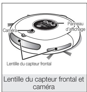 SAMSUNG SR8847 NAVIBOT - Nettoyage de la lentille du capteur et de la caméra - 3