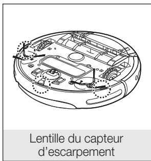 SAMSUNG SR8847 NAVIBOT - Nettoyage de la lentille du capteur et de la caméra - 4