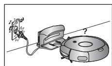 SAMSUNG SR8847 NAVIBOT - Laissez toujours le cordon d'alimentation du chargeur branché dans la prise. - 1