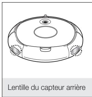 SAMSUNG SR8847 NAVIBOT - Nettoyage de la lentille du capteur et de la caméra - 5