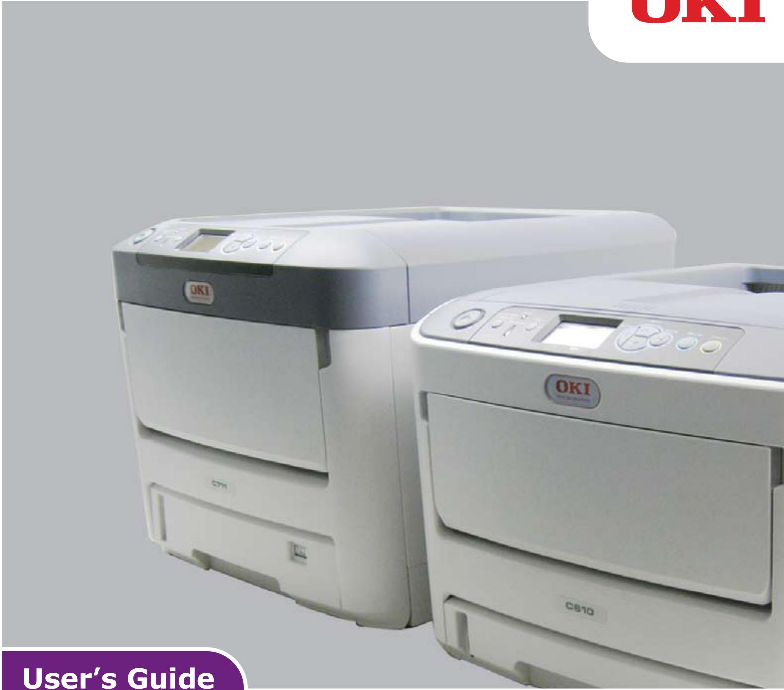 OKI OKI C810 User's Guide
