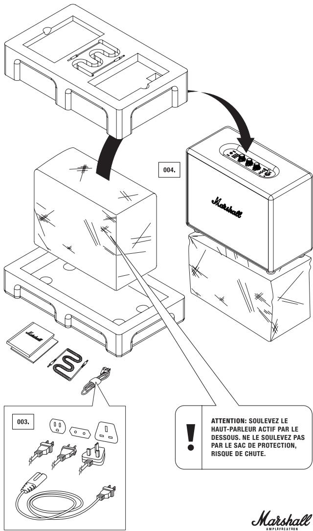 MARSHALL WOBURN - Contenu du CARTON - 2