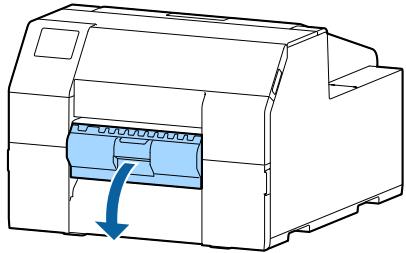 EPSON COLORWORKS CW-C6500AE - Ouvrez le couvercle du dérouleur. - 1