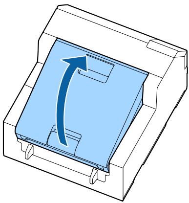 EPSON COLORWORKS CW-C6500AE - Chargement du papier (modèle coupe-papier automatique - approvisionnement de l'extérieur) - 1
