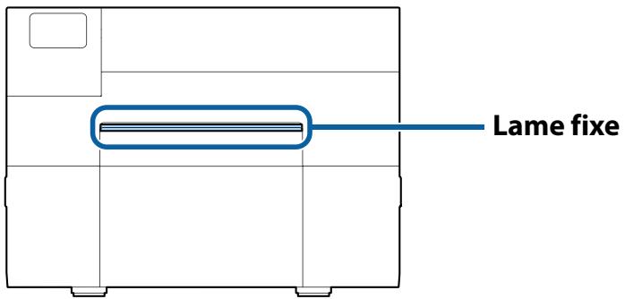 EPSON COLORWORKS CW-C6500AE - Nettoyage du coupe-papier automatique (modèle coupe-papier automatique uniquement) - 1