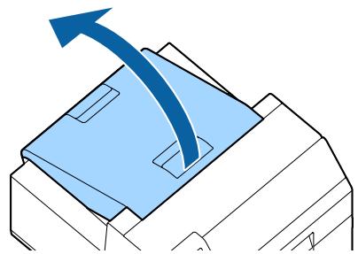 EPSON COLORWORKS CW-C6500AE - Chargement du papier (modèle coupe-papier automatique - approvisionnement de l'intérieur) - 1