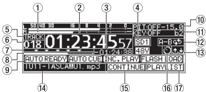 TASCAM SS-R250N - Écran d'accueil - 1