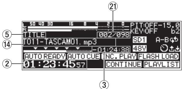 TASCAM SS-R250N - Écran d'accueil - 3