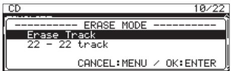 TASCAM SS-R250N - Effacement de pistes - 1