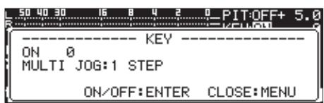TASCAM SS-R250N - Activer/désactiver la fonction de contrôle de tonalité - 1
