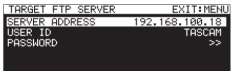 TASCAM SS-R250N - TARGET FTP SERVER - 1
