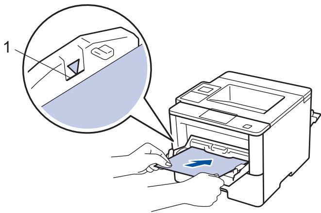 BROTHER HL-L5100DNTT - Charger et imprimer du papier épais et des étiquettes à partir du bac universel - 6