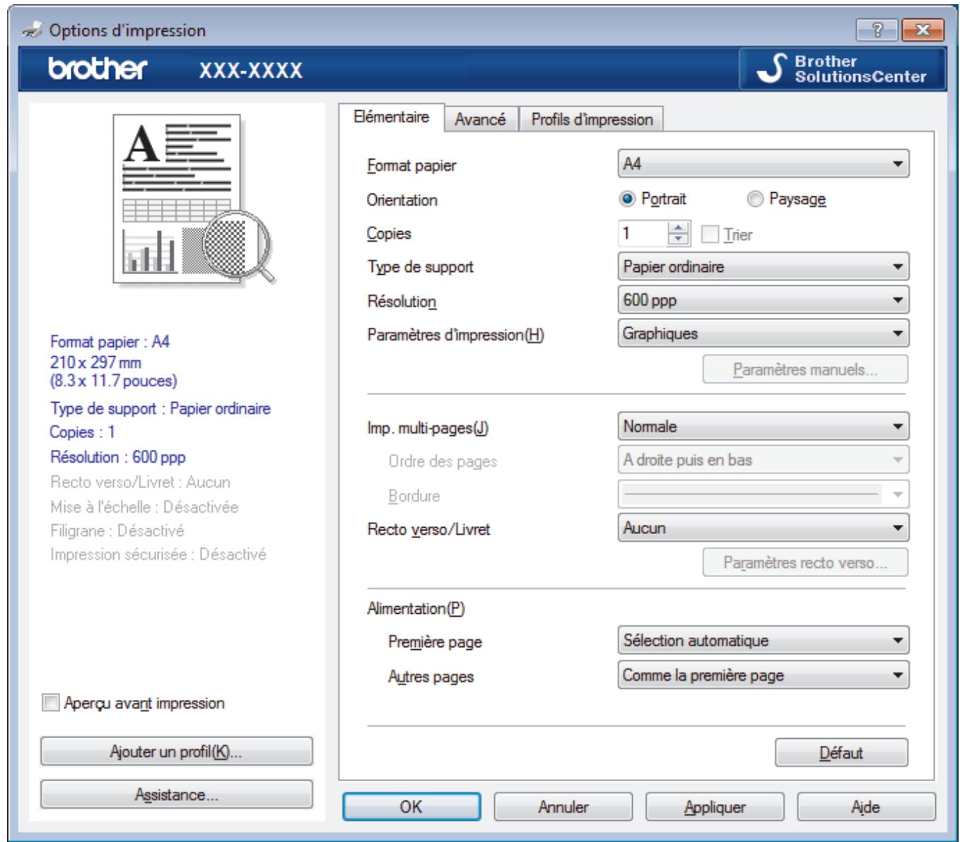 BROTHER HL-L5100DNTT - Imprimer un document (windows®) - 1