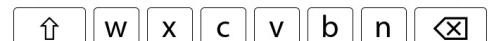 BOOKEEN CYBOOK MUS - Le clavier virtuel - 4