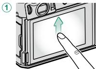 FUJIFILM X-E4 - Rôles par défaut des mouvements des doigts - 2