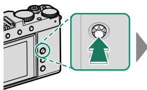 FUJIFILM X-E4 - Zoom avant sur le collimateur de mise au point - 1