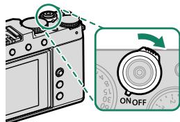 FUJIFILM X-E4 - Allumez l'appareil photo. - 1