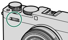 FUJIFILM X-E4 - Rôles de la molette de commande avant par mode - 1