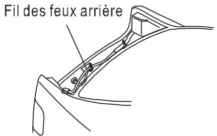 SCOTT DNX 2100 - Connexion du fil d'activation de laamera de recul aux yeux arrêté du vehicule - 2