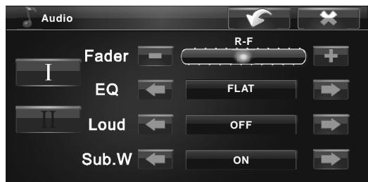 SCOTT DNX 2100 - « AUDIO » (configuration audio) - 2