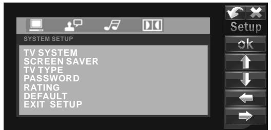 SCOTT DNX 2100 - « DVD SETUP » (configuration DVD) - 1