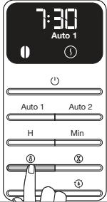 KITCHENAID 5KCM1209 - Réglage de la temperature de la PLAQUE et de la fonction minuterie - 1