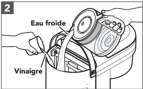 KITCHENAID 5KCM1209 - Élimination des dépôts minéraux avec du vinaigre - 2