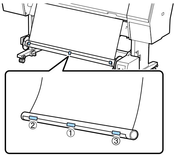 EPSON SURECOLOR SC-P7500 - Saisie du papier avec la face imprimable vers l'intérieur - 2