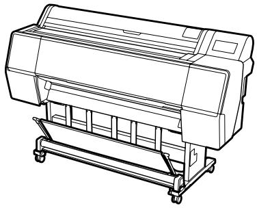 EPSON SURECOLOR SC-P7500 - Éjection du papier par l'arrière de l'imprimante - 1