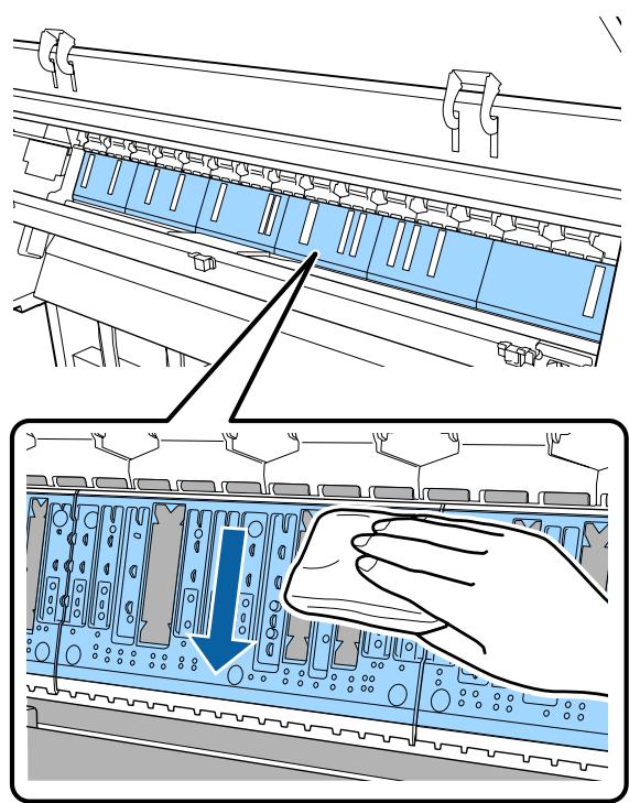 EPSON SURECOLOR SC-P7500 - Nettoyage du plateau ainsi que les bords extérieurs des tampons d'impression sans marges - 2