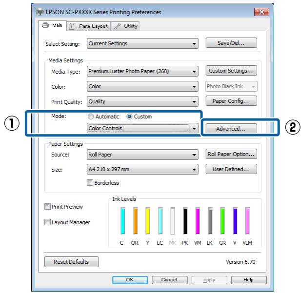 EPSON SURECOLOR SC-P7500 - Remarque : - 2