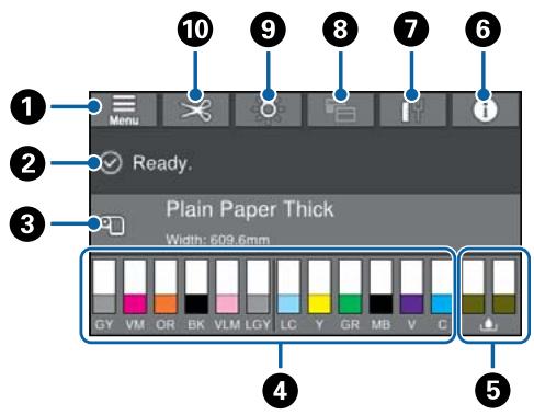 EPSON SURECOLOR SC-P7500 - Panneau de commande - 1