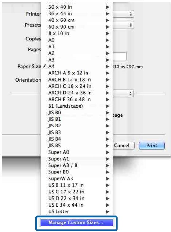 EPSON SURECOLOR SC-P7500 - Configuration des paramètres sous Mac - 1