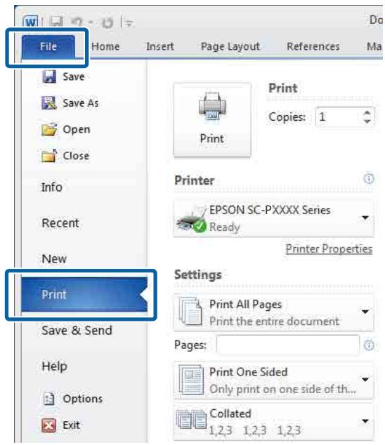EPSON SURECOLOR SC-P7500 - Paramètres dans Windows - 1