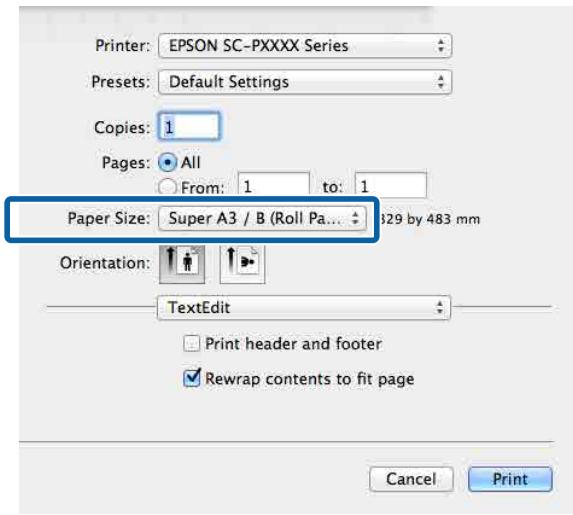 EPSON SURECOLOR SC-P7500 - Configuration des paramètres sous Mac - 1