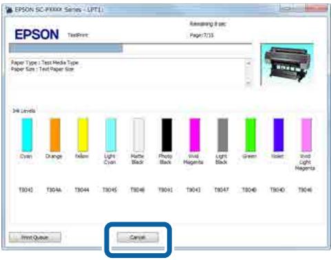 EPSON SURECOLOR SC-P7500 - Si la barre de progression s'affiche - 1