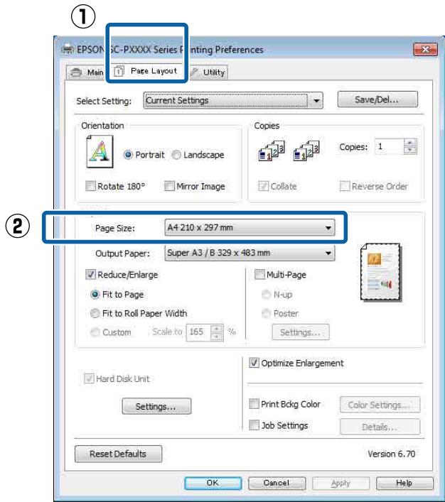 EPSON SURECOLOR SC-P7500 - Configuration des paramètres dans Windows - 1
