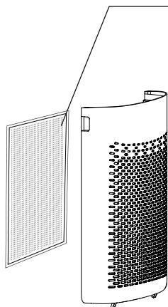 ROWENTA ESSENTIAL PU2530F0 - 2in1 Active Carbon & particles filter - 2