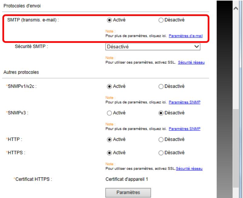 KYOCERA FS-1220MFP - Configurer les paramètres. - 2