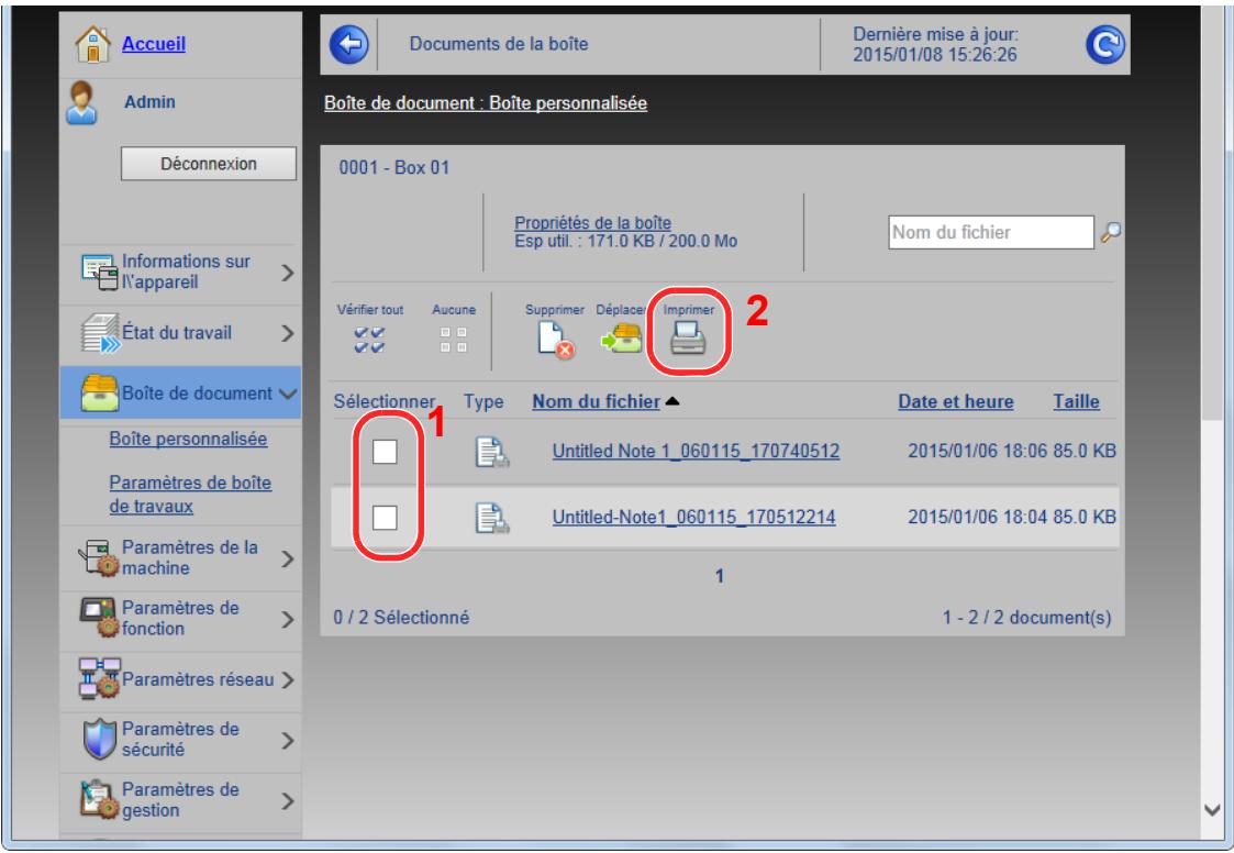 KYOCERA FS-1220MFP - Imprimer le document. - 1