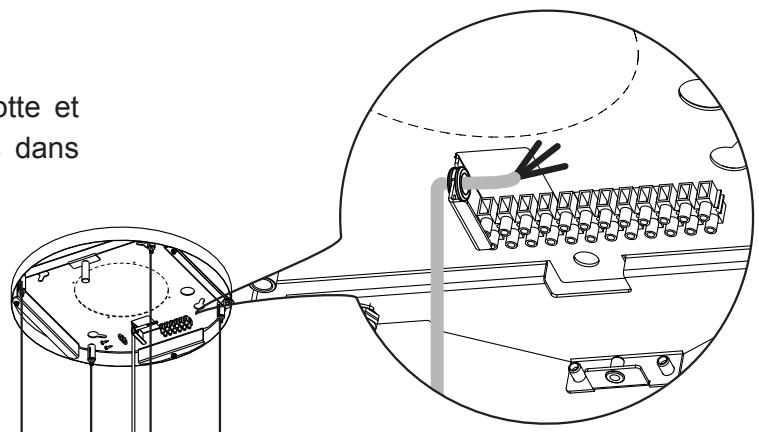 FABER ZOOM - BRANCHEMENT DU CÂBLE D'ALIMENTATION ÉLECTRIQUE DE LA HOTTE - 1
