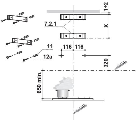 FABER Stilux EG8 X/V A90 Logic  -  110.0255.547 -  1100255547 - Wall drilling and bracket fixing - 1