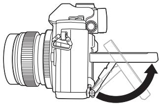 OLYMPUS OM-D E-M10 MARK IV - Rotation de l'écran : mises en garde - 1