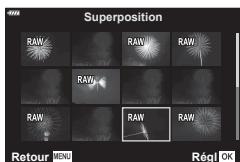 Superposition RAW RAW RAW RAW RAW RAW RAW RAW Retour MEND Régl OK