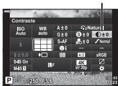 Contraste ISO Auto WB auto A ± 0 G ± 0 S-AF i Normal ± 0.0 S-4S On M-4S F 4K 36p 9:23:03 10:23